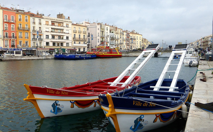 Bateaux de joute à Sète